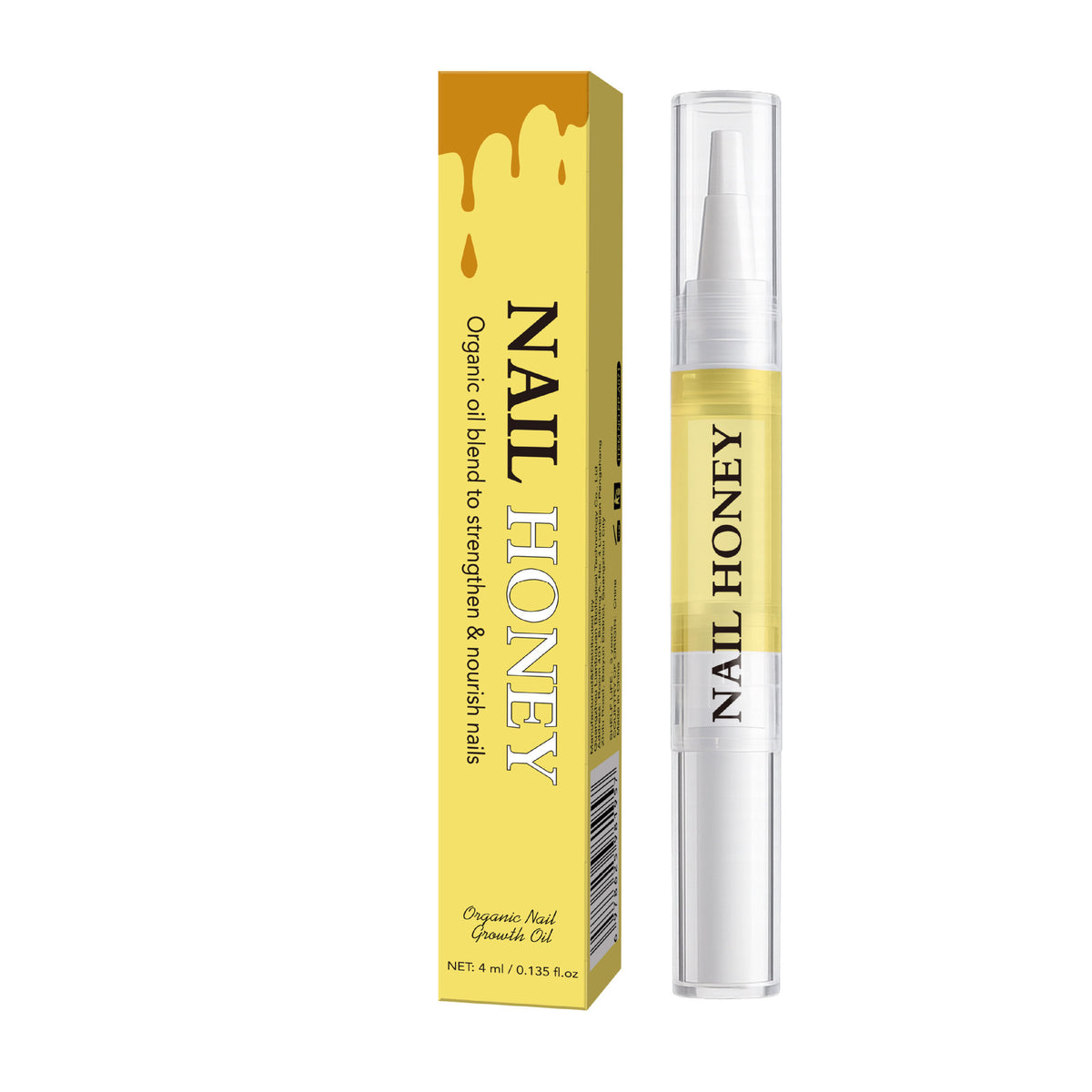 Organic Nail Regeneration Oil 4ml for Nail Care & Cuticle Repair