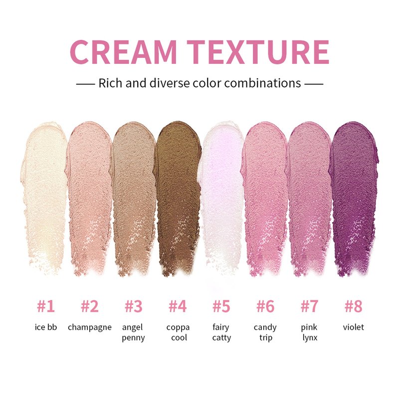 8-Color Highlighting Powder Palette for Face Makeup Brightening & Repairing