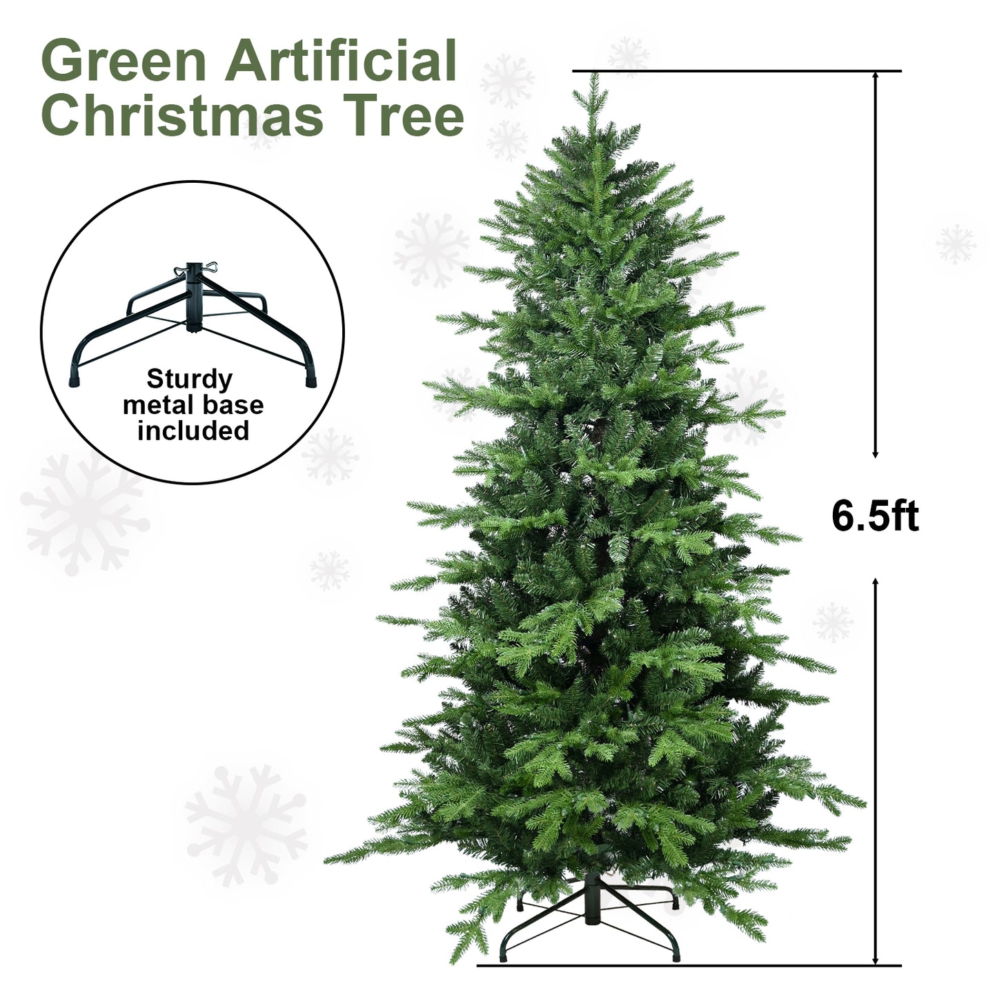 PVC Christmas Tree Decorations - Multiple Heights Available