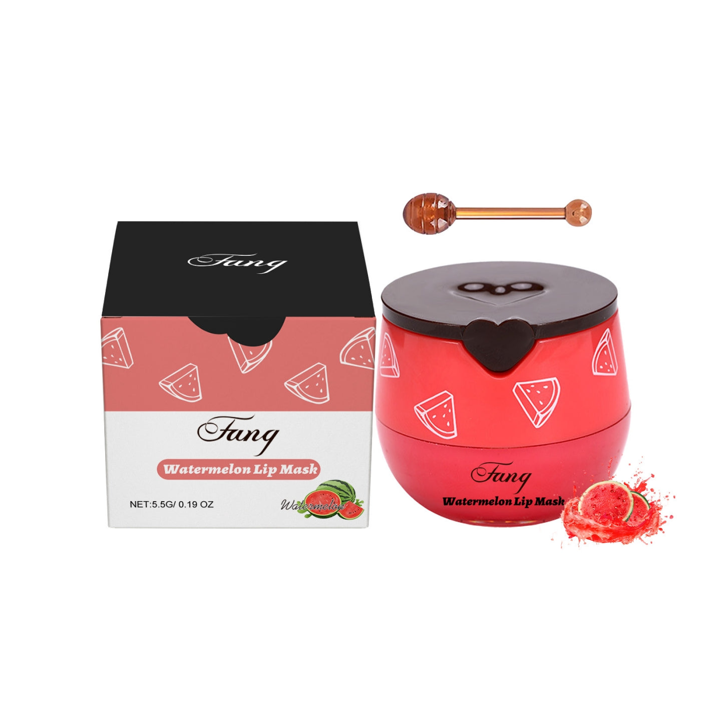 Moisturizing Lip Mask with Strawberry Propolis - Hydrating Lip Care
