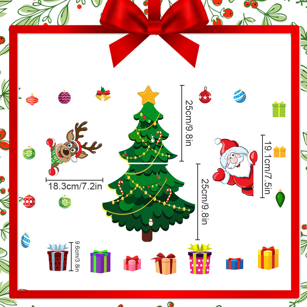 Christmas Refrigerator Magnet Decoration Set - Medium Size