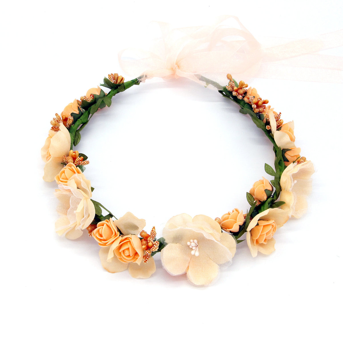 Handmade Flower Garland Headdress Hair Wreath