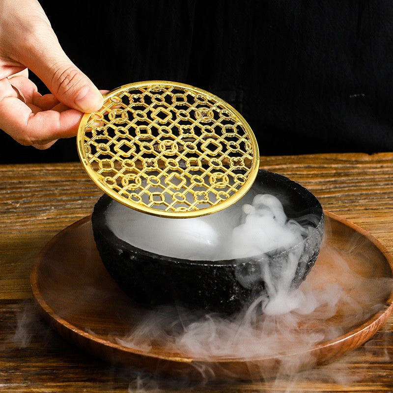 Creative Round Smoked Cup - Black Tableware for Kitchen & Dining