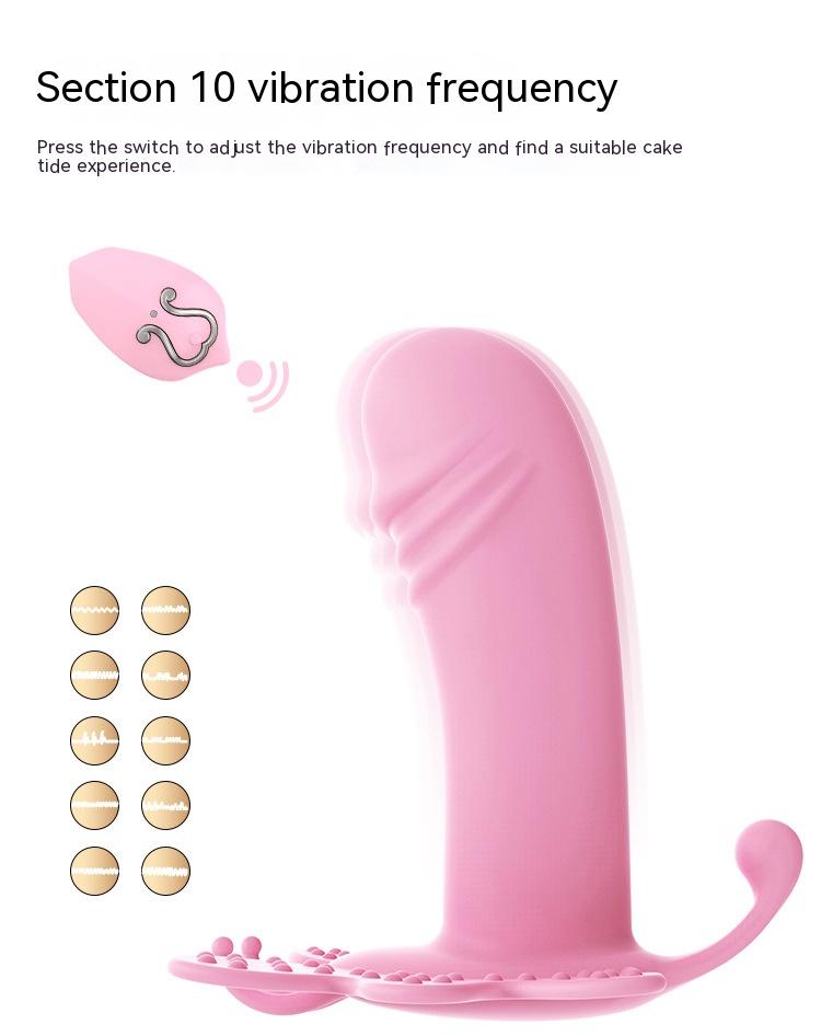 Women's Remote Control Butterfly Vibration Massager – Silicone Body Relaxation