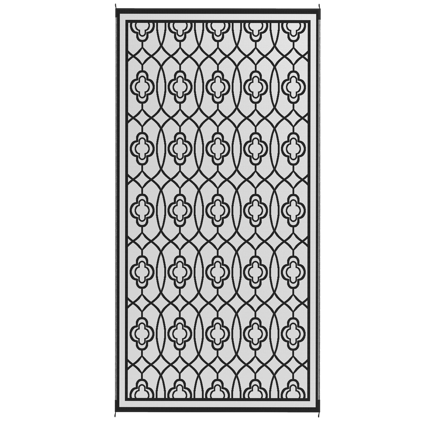 Reversible Waterproof Outdoor Rug with Carry Bag - 9' x 18'