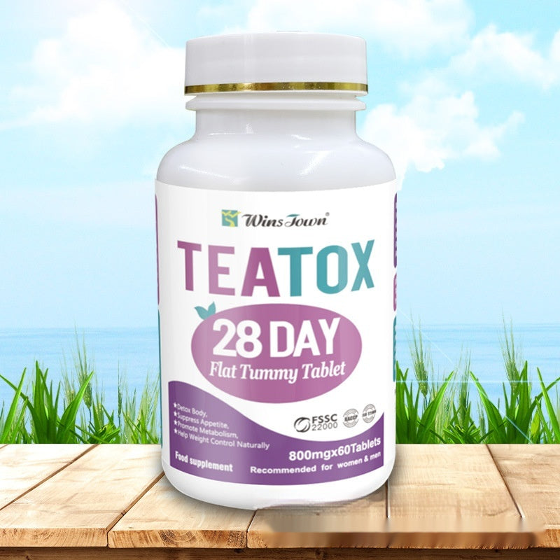 Detox & Cleanse Supplement Tablets - 60 Count Bottle