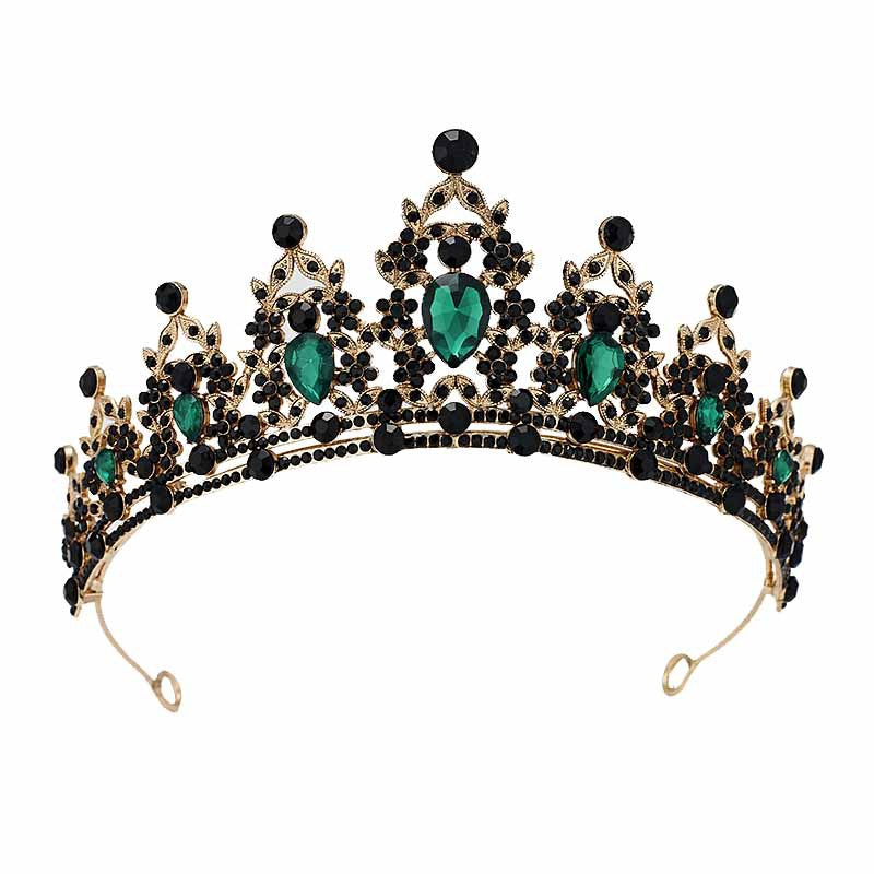 Rhinestone Crown Headband Wedding Hair Accessory