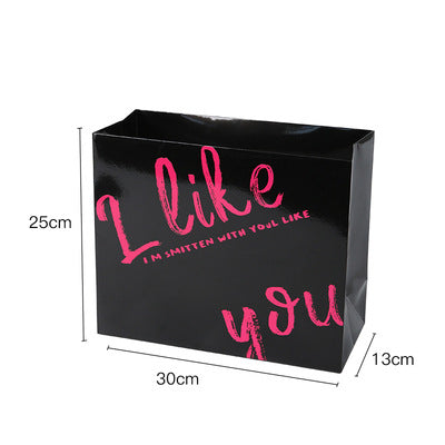 Flower Bouquet Hug Bag Square Flower Packaging Hand Holding Box - Decorative Gift Wrap