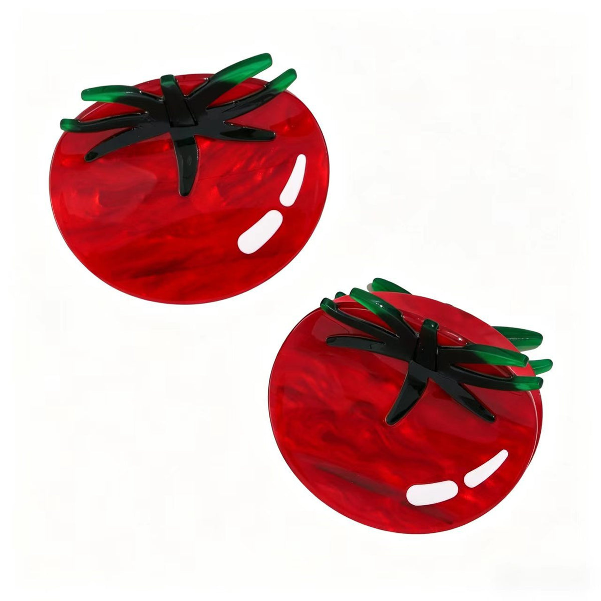 Tomato Claw Clip for Women - Acrylic Hair Clip