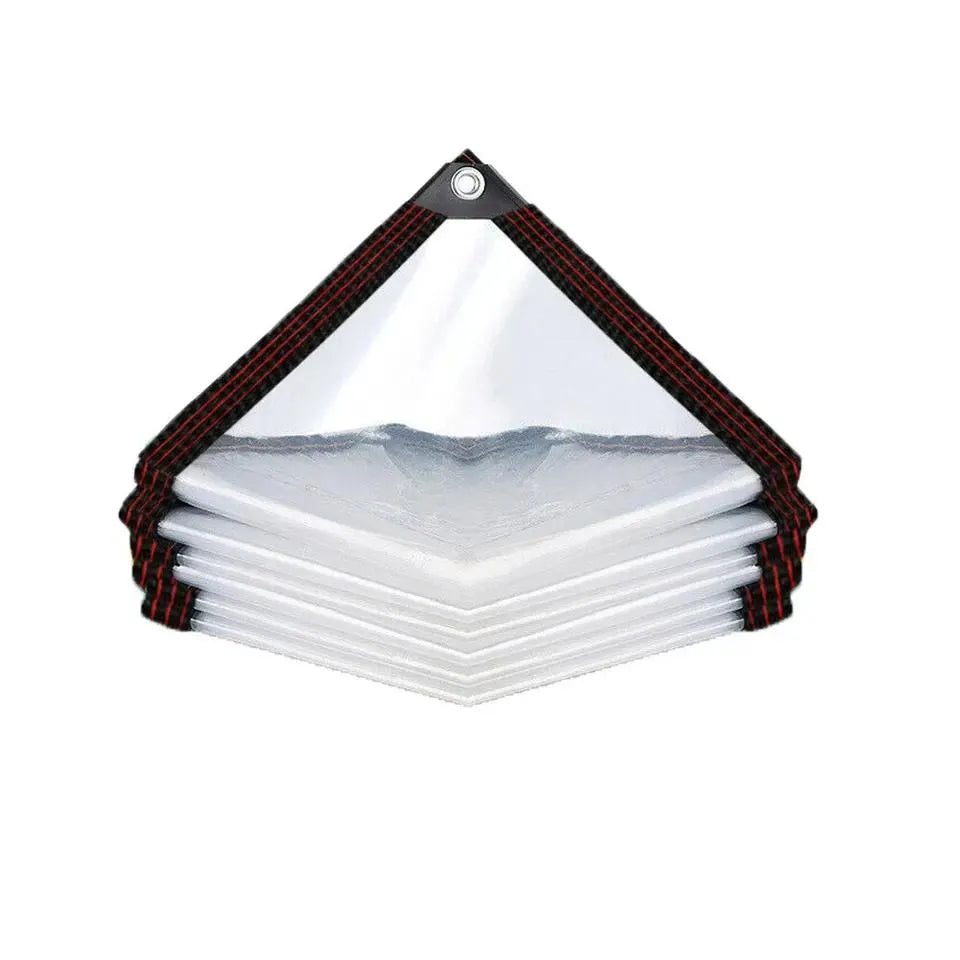 Heavy-Duty Transparent Canopy Cloth for Garden, Yard, Greenhouse - 2M x 4M