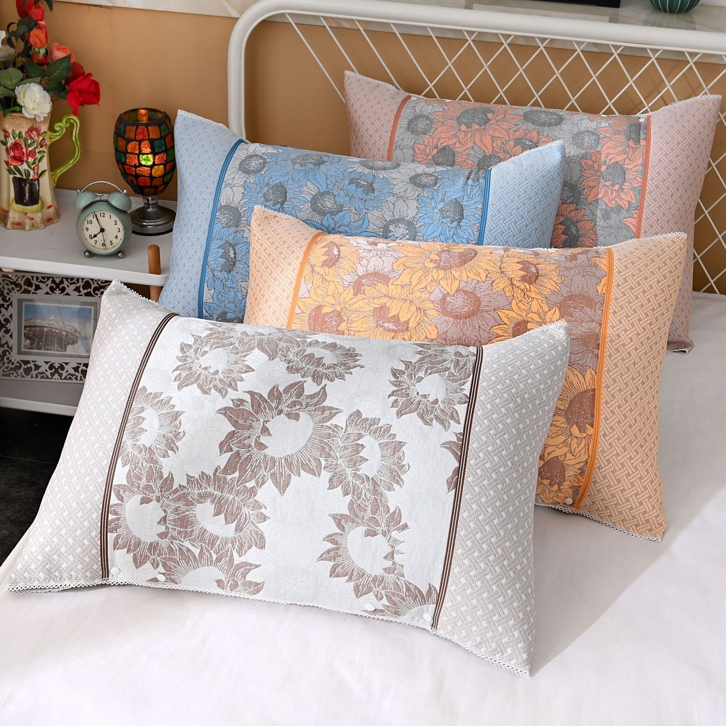 Thickened Pilling-Resistant Cotton Pillow Cover - 50x108cm Modern Minimalist Bedding