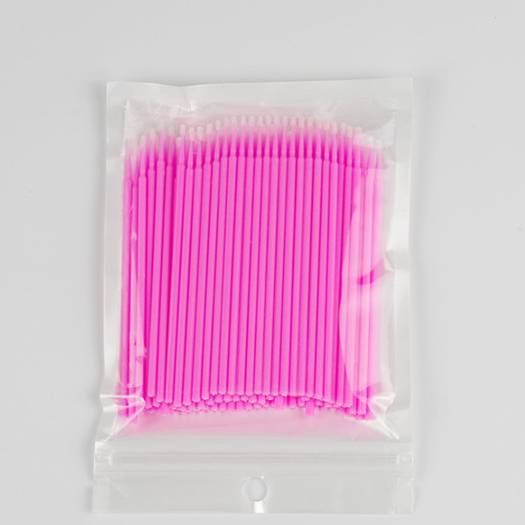 Disposable Micro Applicator Brushes for Eyelash Extensions & Makeup - Multicolor 200-500 pcs
