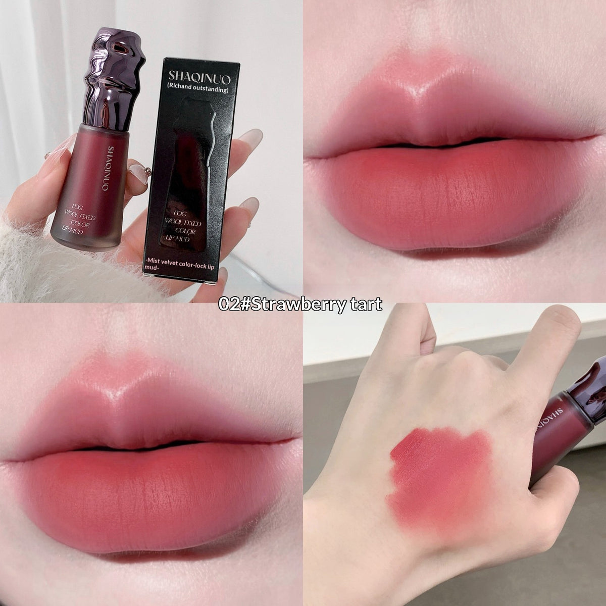 Velvet Color-Fixing Matte Lip Glaze Lipstick – Skin Tone Enhancing, 5g