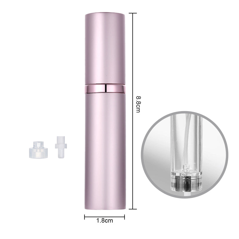 Portable Perfume Sprayer Bottle Set - Refillable Travel Atomizer with 9ML Capacity