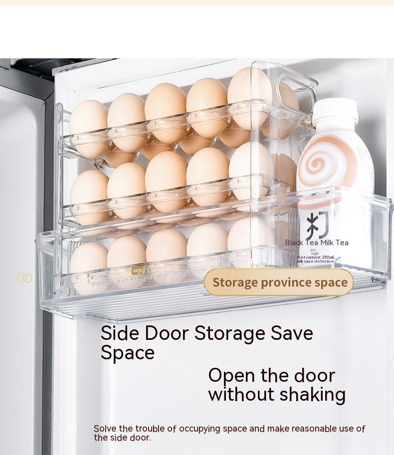 Kitchen Egg Storage Box - Food Preservation Container with Multiple Colors