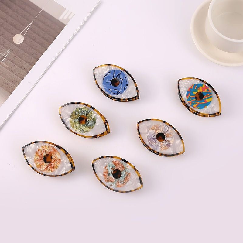 Acetate Hair Clip - Big Eye Design