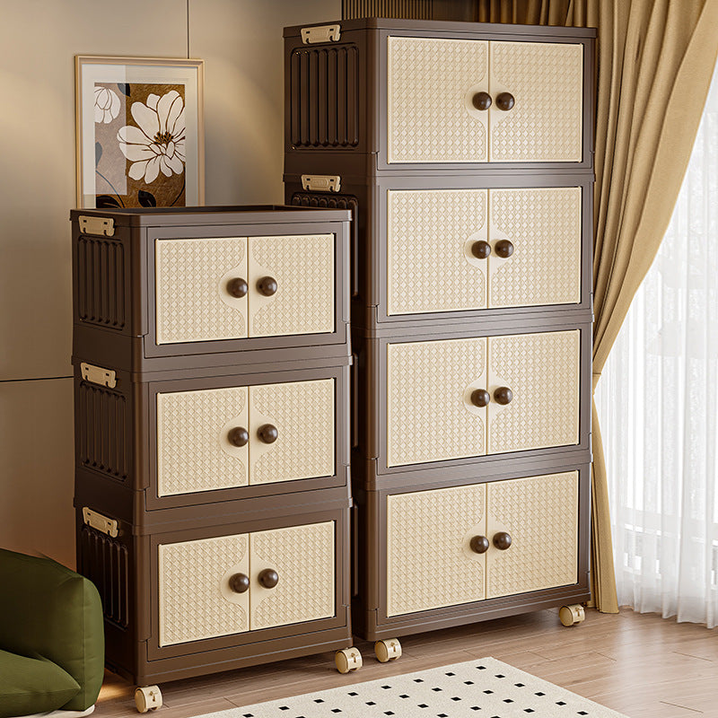 Foldable Household Storage Cabinet - Multiple Sizes & Layers
