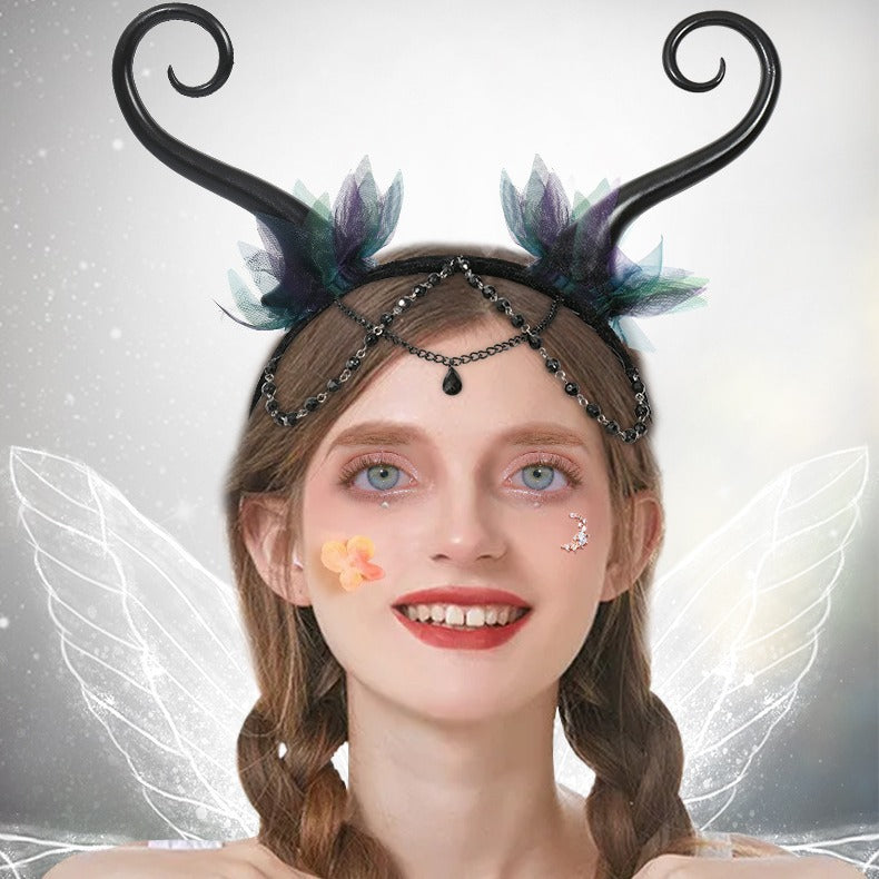 Tentacle Headband Elf Style Fantasy Hair Accessory for Women