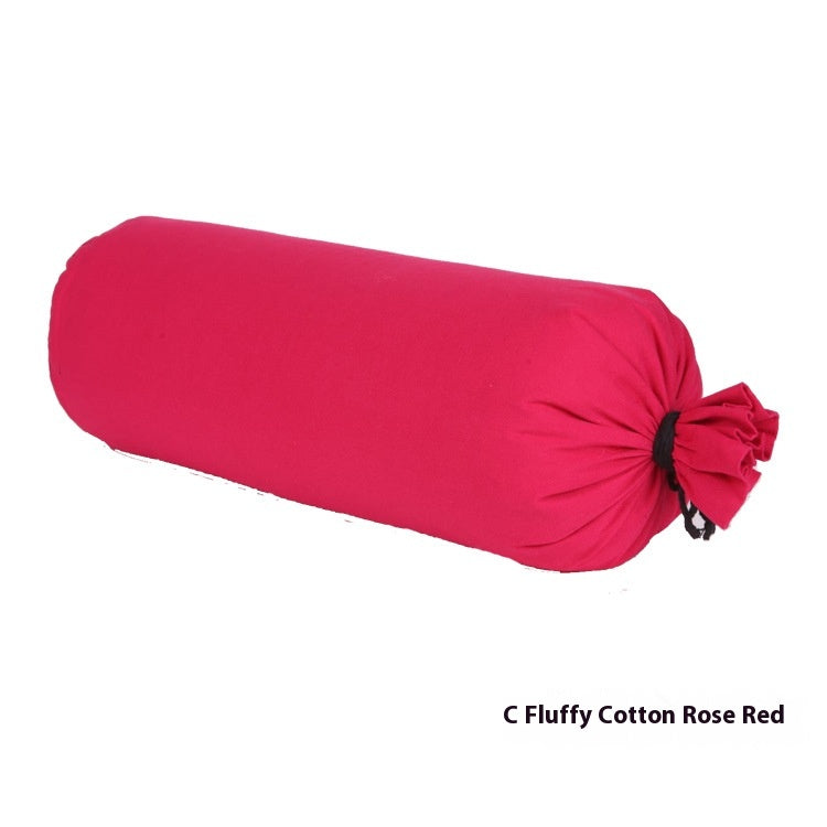 Pregnant Women's Cylindrical Yoga & Waist Support Pillow - Buckwheat Filled