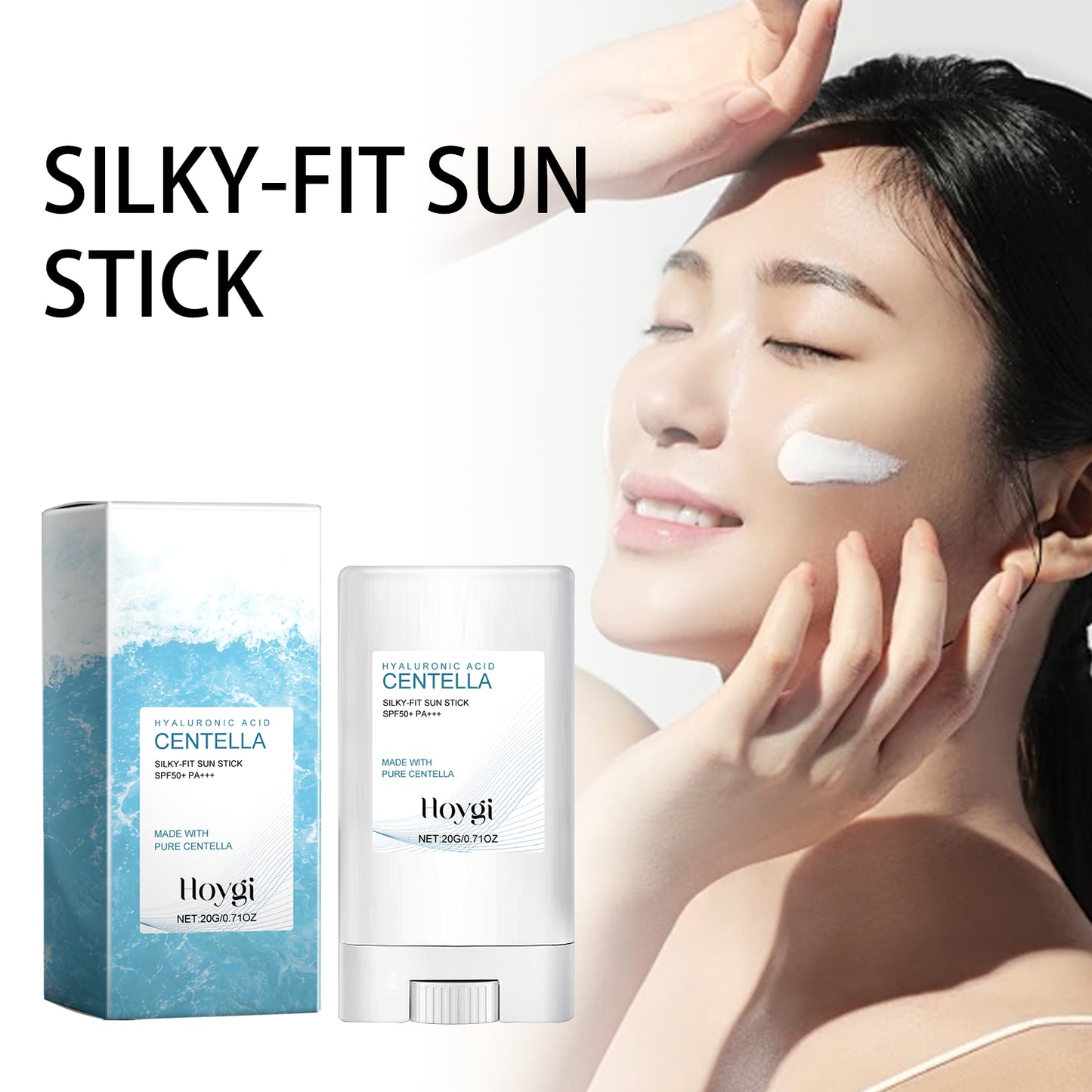 Hyaluronic Acid Sun Protection Stick - Moisturizing Facial & Body Sunscreen