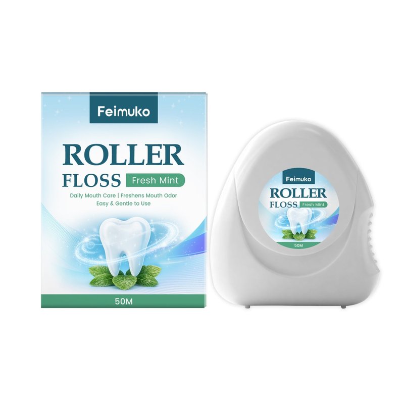 Mint Dental Floss 50m - Oral Care for Teeth & Gums