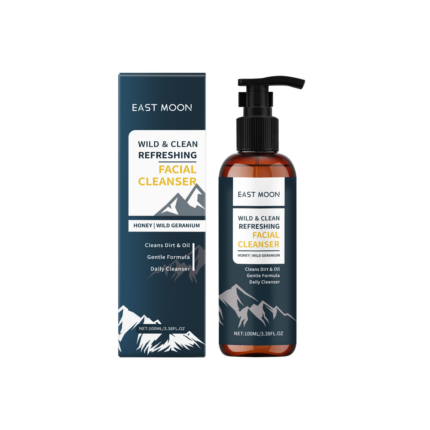 Nourishing Facial Cleanser for Men - Gentle Oil Control Face Wash 100ml