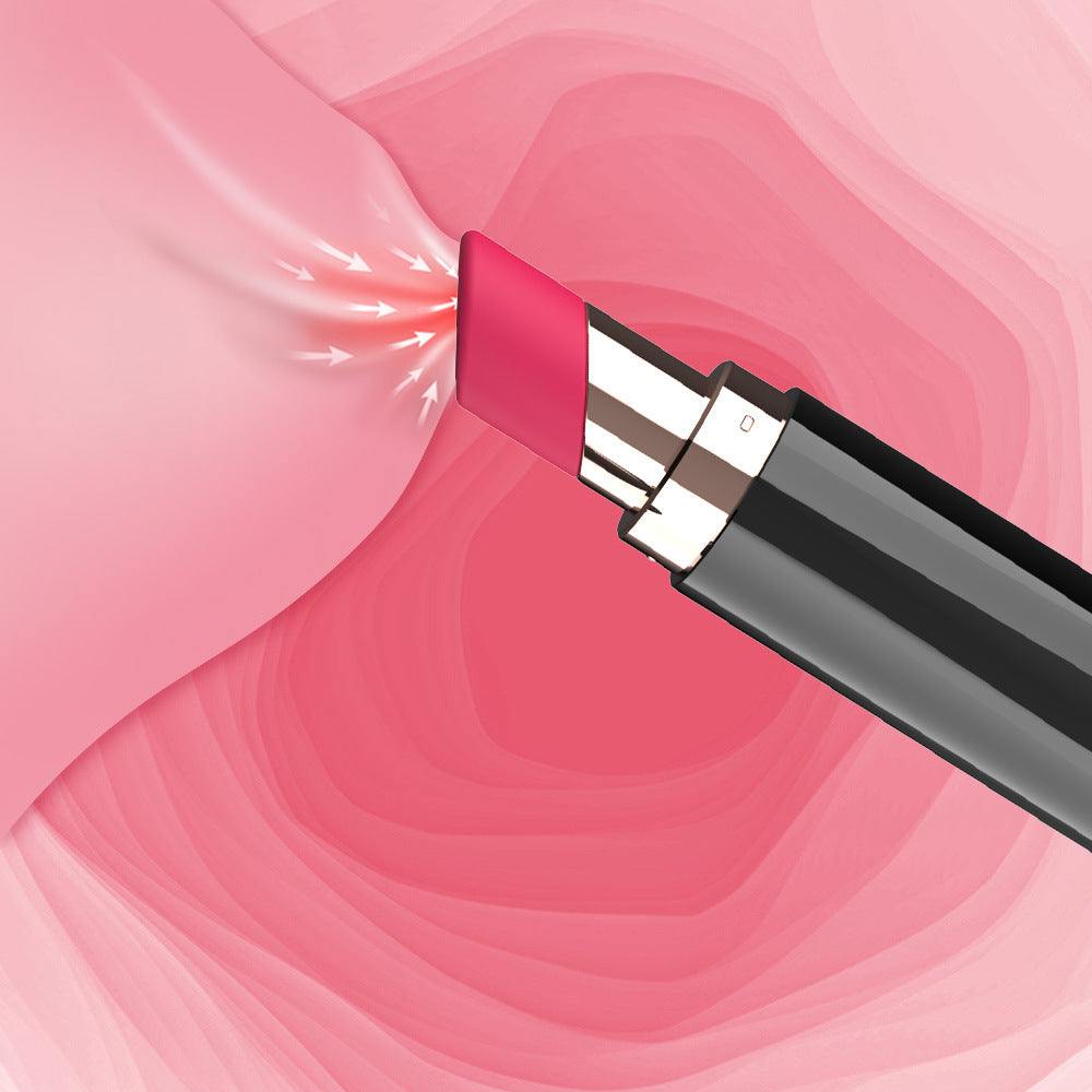 Lipstick-Shaped Sucking Vibration Toy - Waterproof Adult Wellness Device