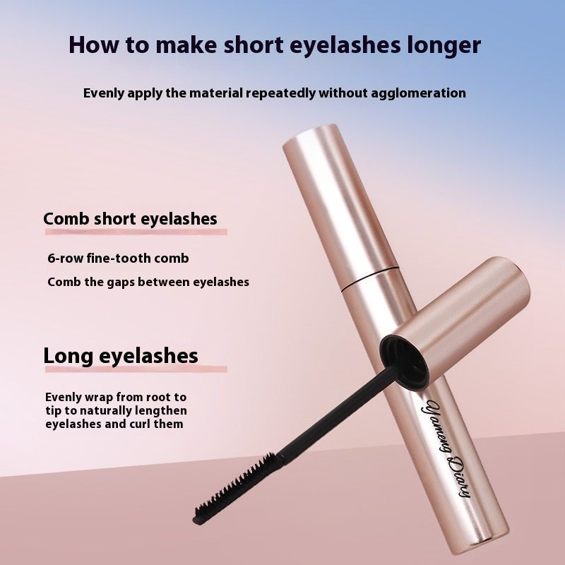 Long-Lasting Curling Mascara - Black or Brown, Sets Available