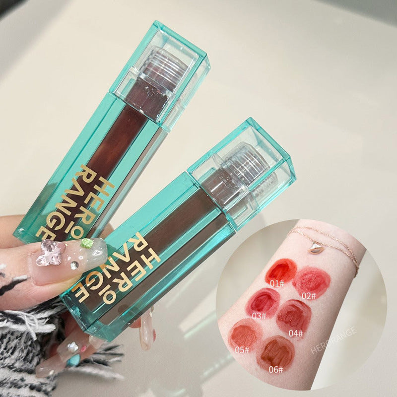 Long-Lasting Moisturizing Mirror Lip Lacquer - 6 Colors