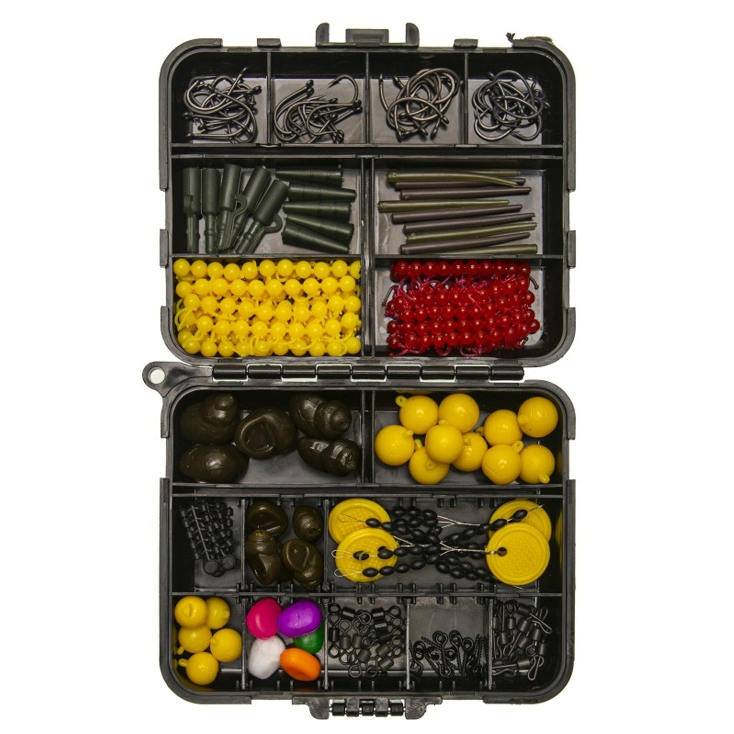 328-Piece Carp Fishing Tackle Box with Essential Accessories