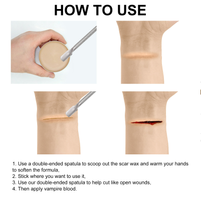 SFX Makeup Kit for Realistic Wounds and Scars - Party Supplies