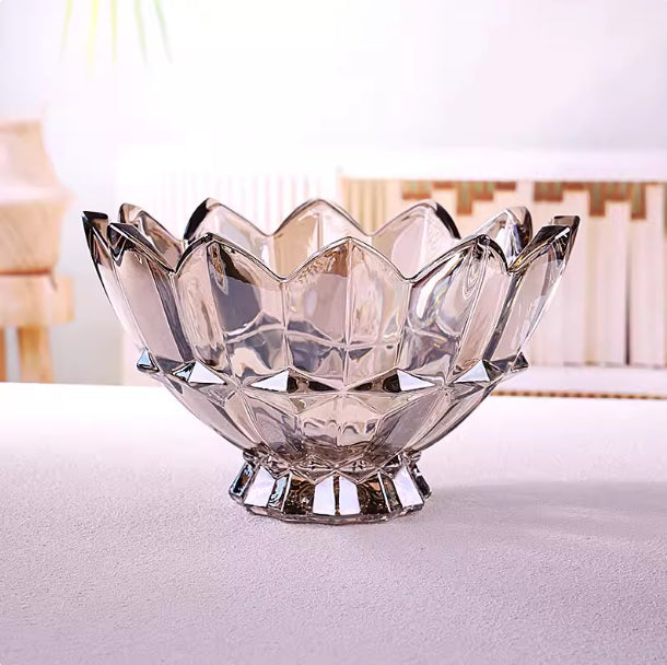 Minimalist Heat-Resistant Glass Fruit Bowl for Kitchen & Dining
