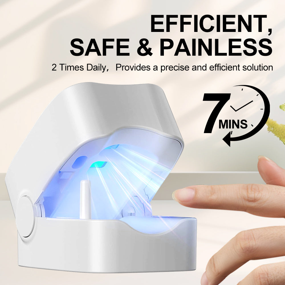 LED Nail Treatment Device for Discolored & Thickened Nails - White