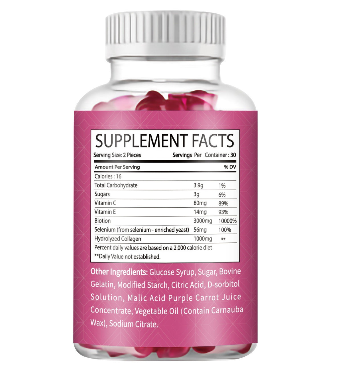 Collagen Gummies - Soft Candy, 60 Capsules