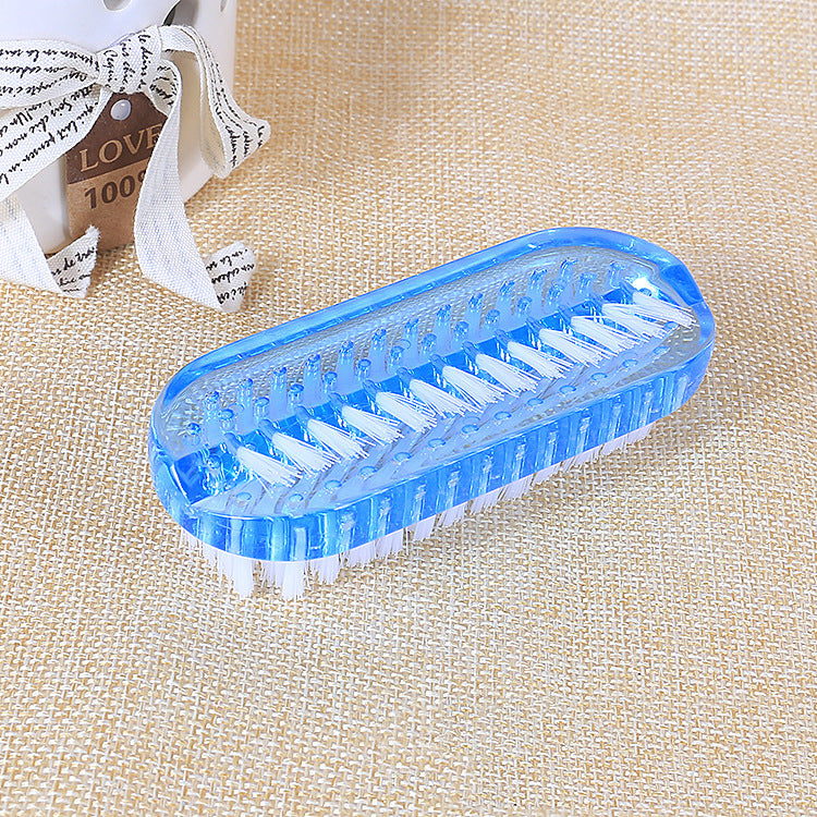 Multicolor Nail Art Cleaning Brush - Plastic Nail Tool for Nail Care