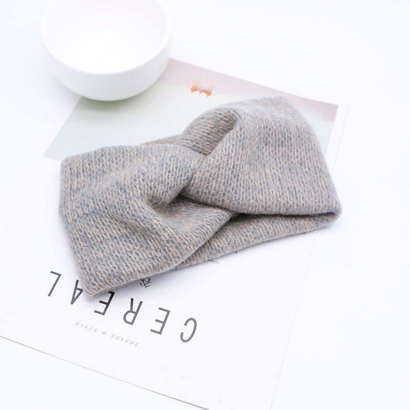 Woven Knitted Wool Turban Headband