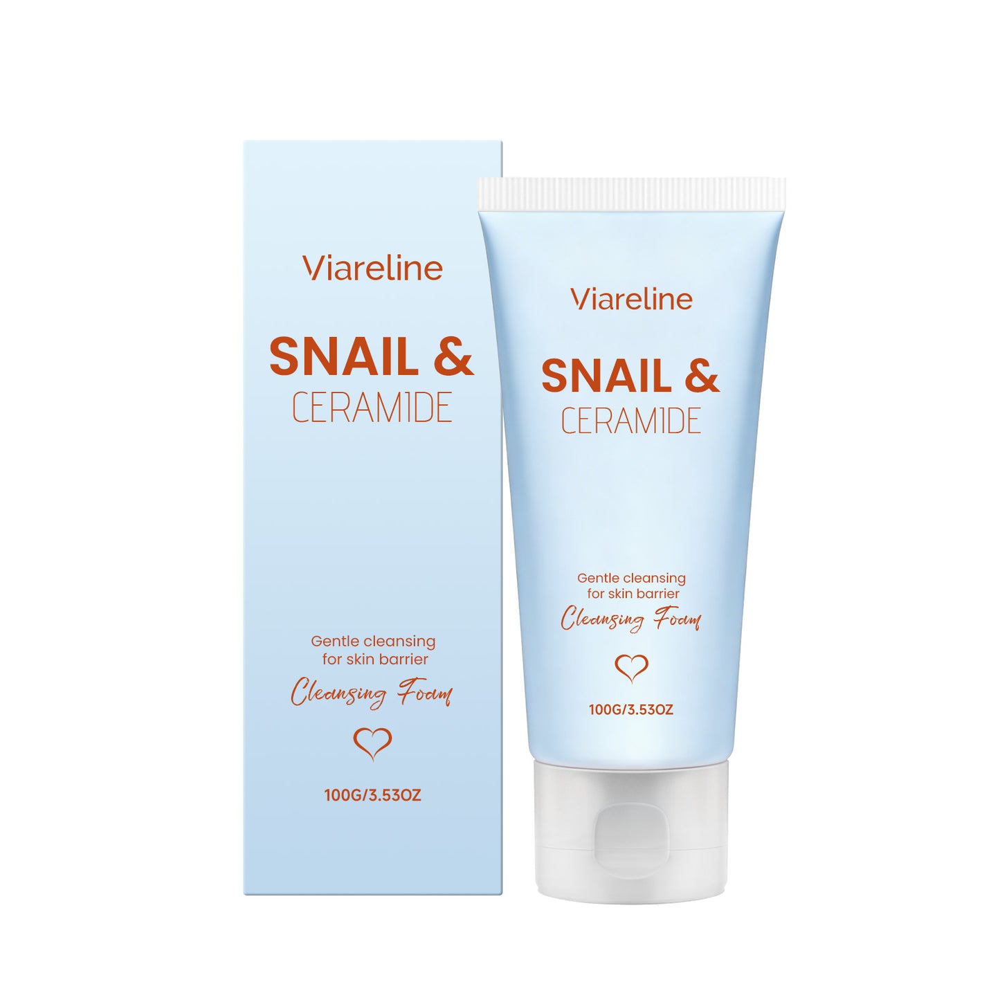 Gentle Facial Cleanser 100g with Snail Secretion & Ceramide - Skin Care Tool