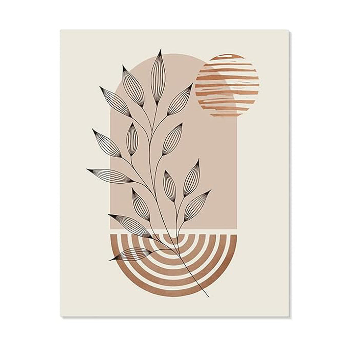 Decorative Canvas Wall Art Bohemian Abstract Landscape Poster Multiple Sizes