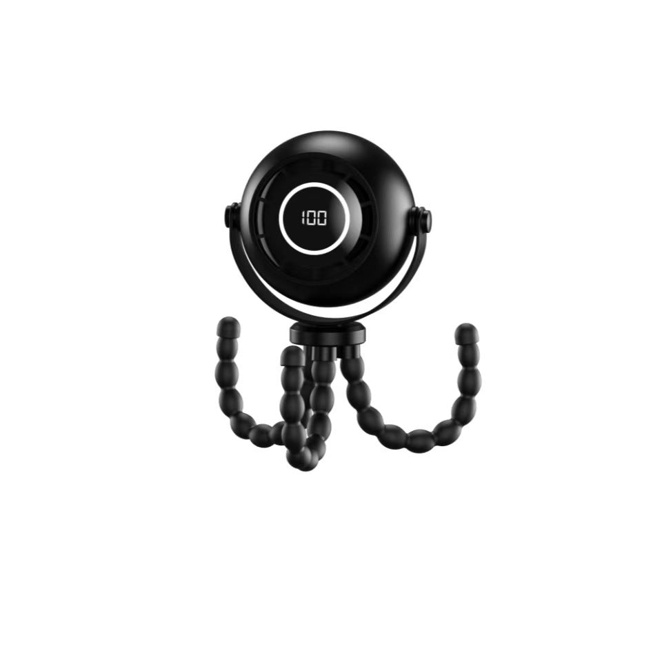 Portable Desk Fan with Night Light LED Fan for Office and Home Use