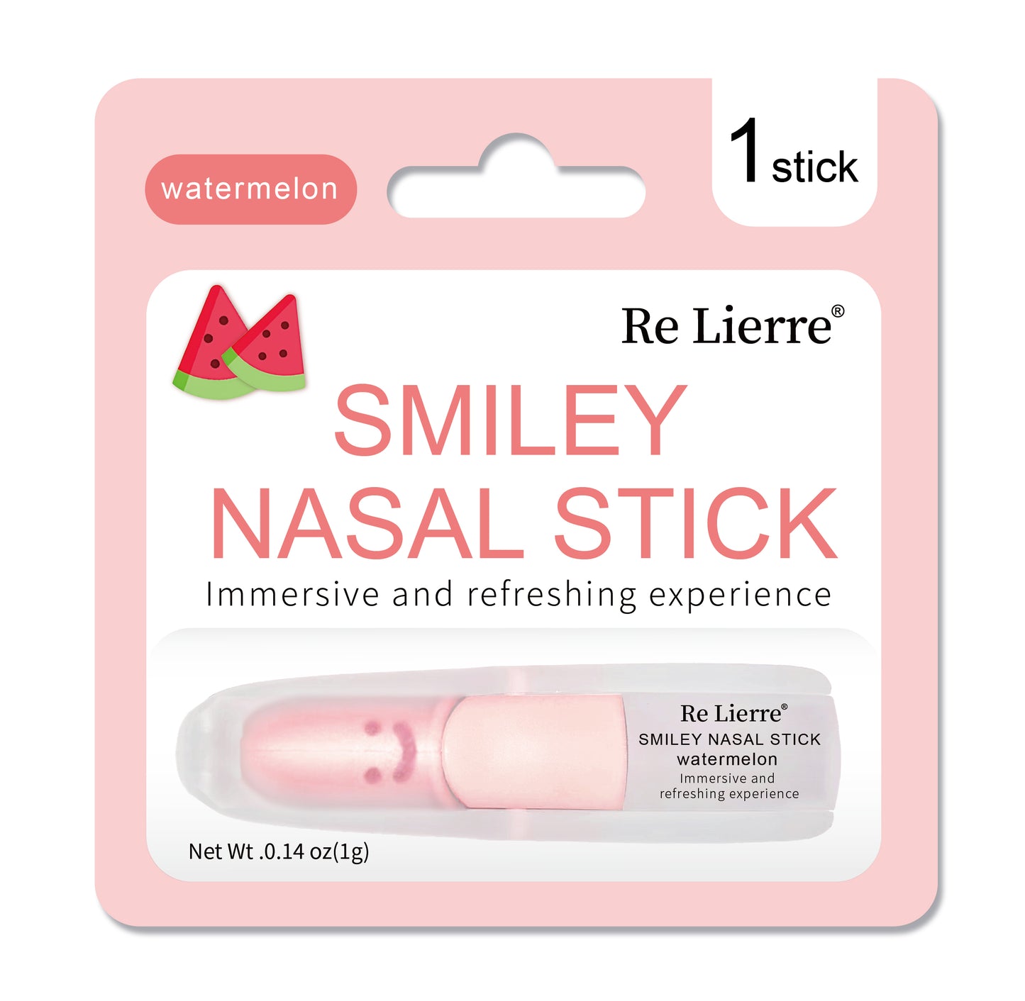 Single Nasal Energy Bar - Portable Refreshing Inhaler Stick