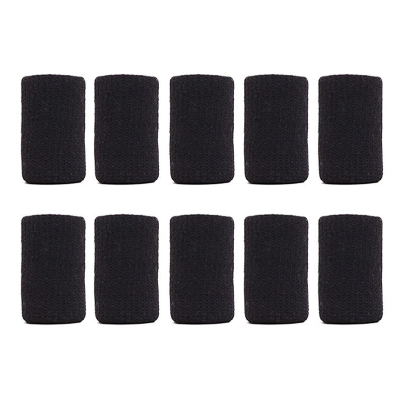 Black Finger Sleeves - Hand and Finger Joint Protectors for Sports