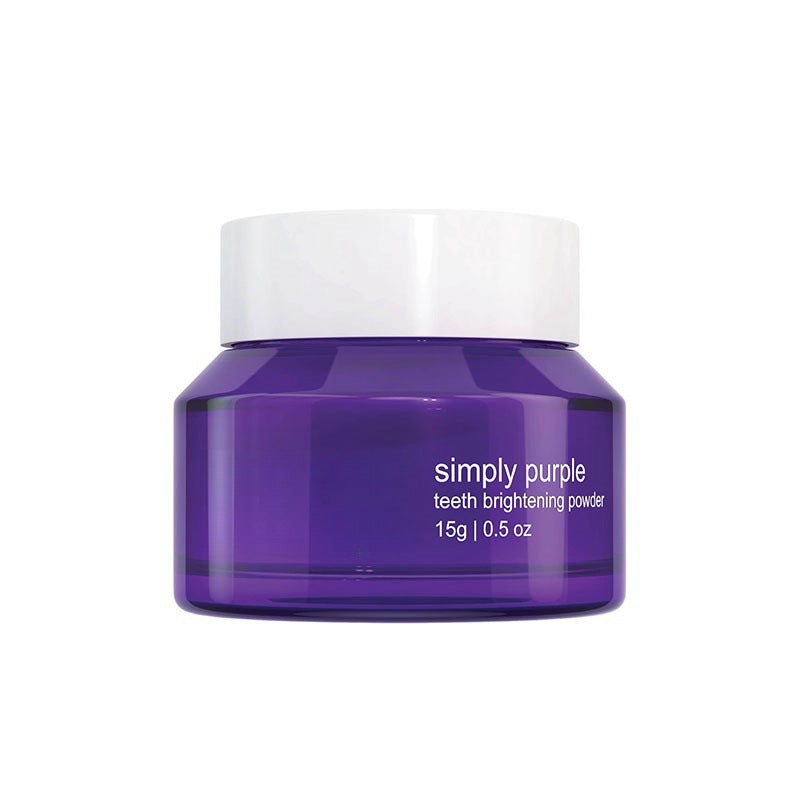 Purple Whitening Tooth Powder Toothpowder Clean Odor