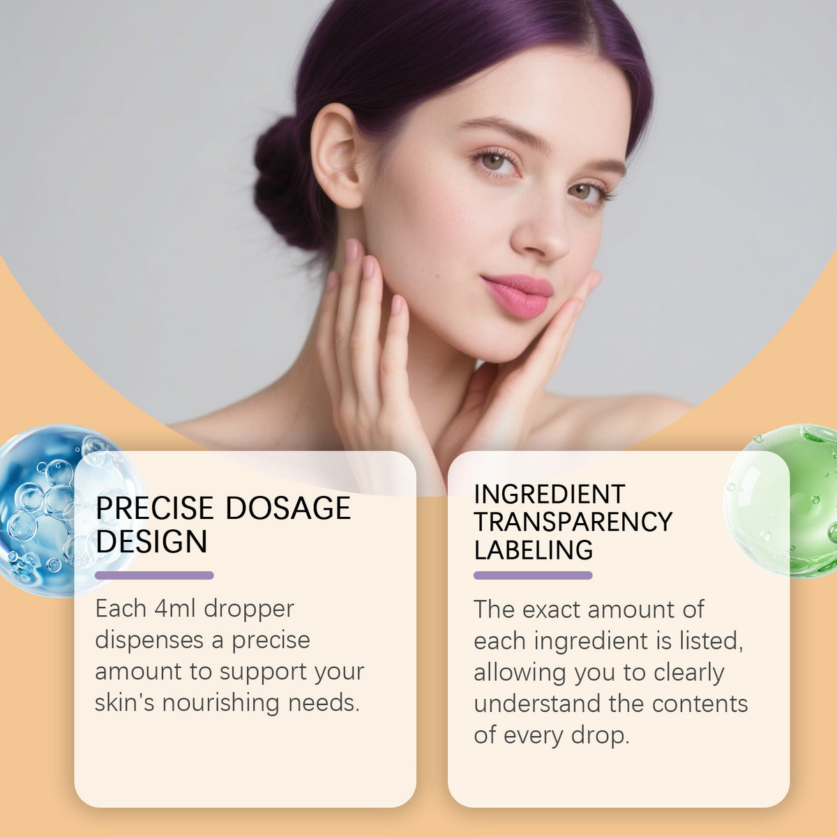Nourishing Skin Support Drops with Vitamins & Extracts - 60ml