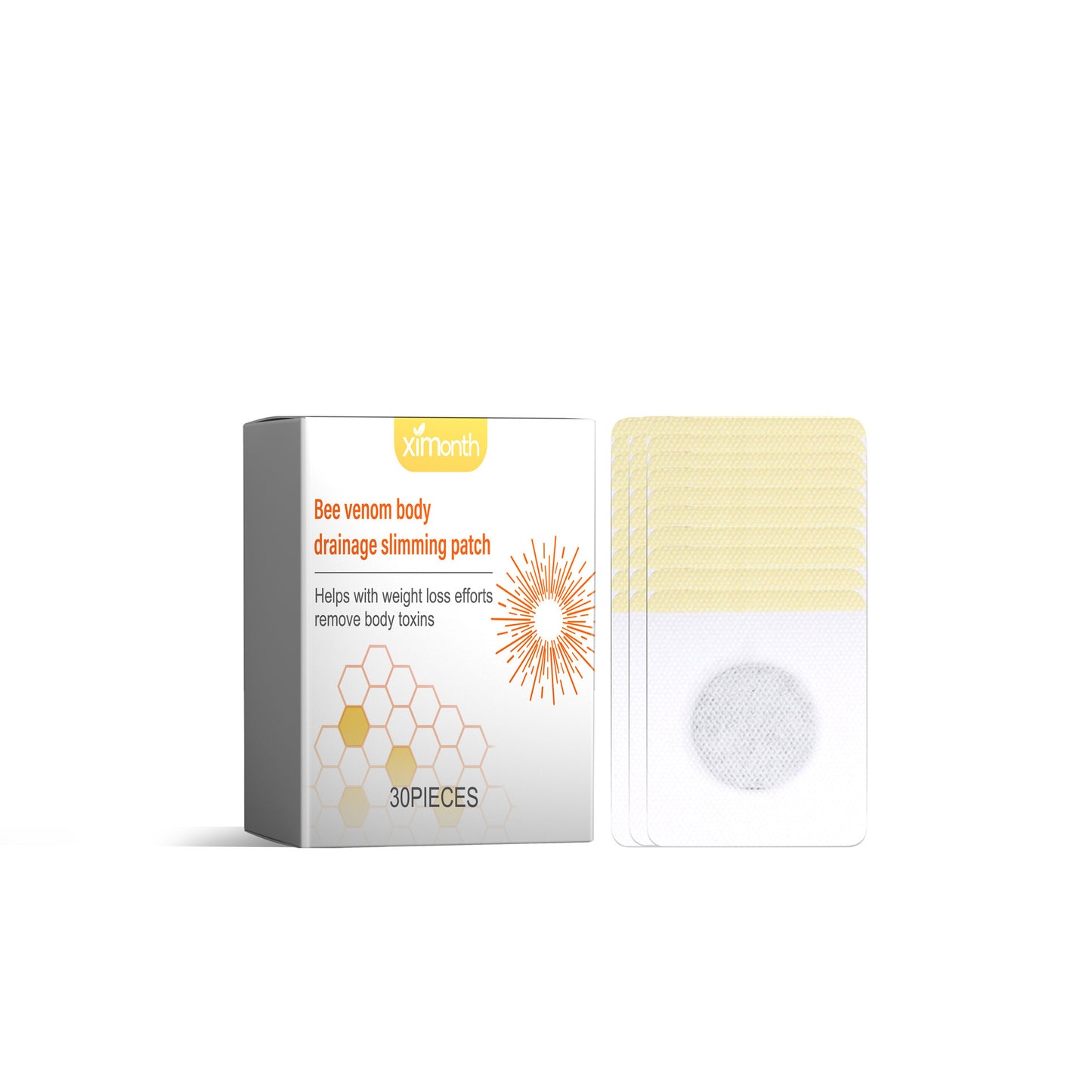 Bee Venom Lymphatic Body Sculpting Patches - Natural Herbal Shaping Care