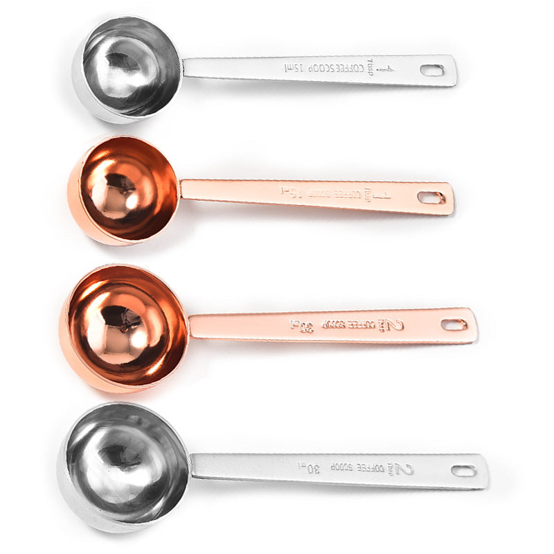 Stainless Steel Measuring Spoon Set for Baking & Tea - 15ml & 30ml Options