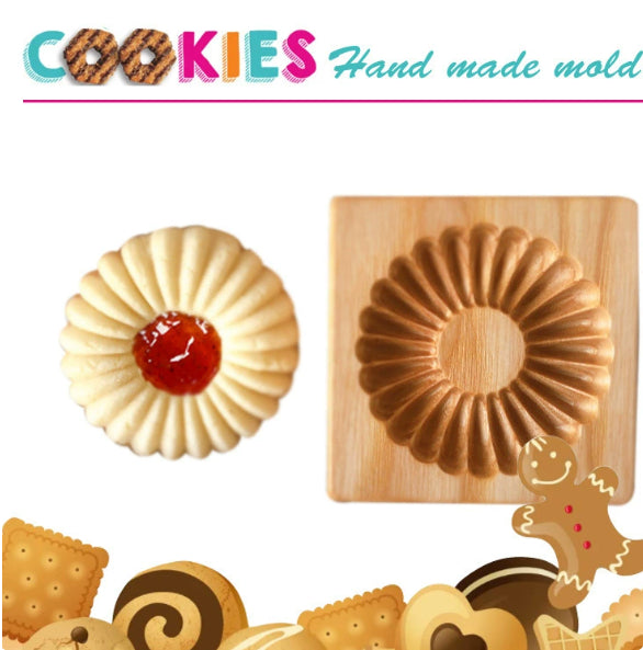 Cookie Cutter & Stamp Set for Baking - Provance Rose Style, Multiple Variants