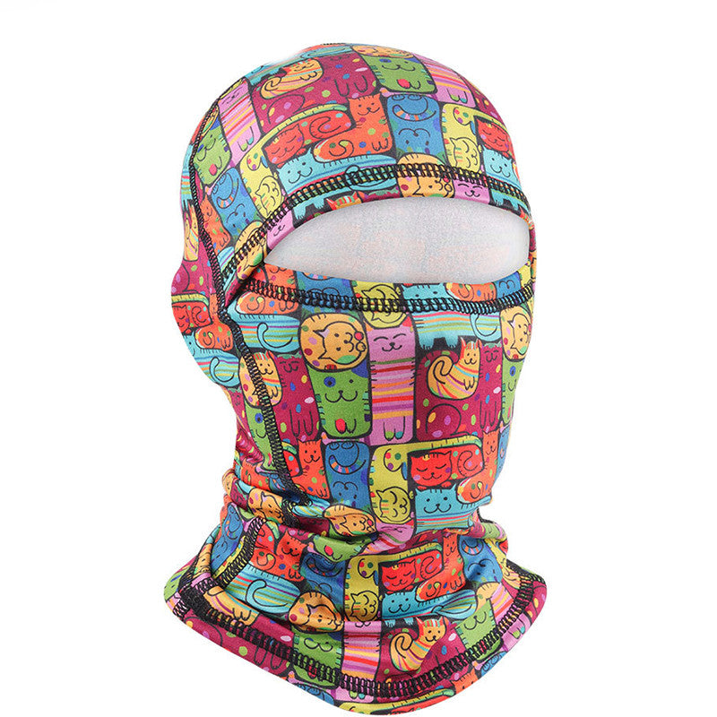 Kids Ski Face Protection Headgear Set