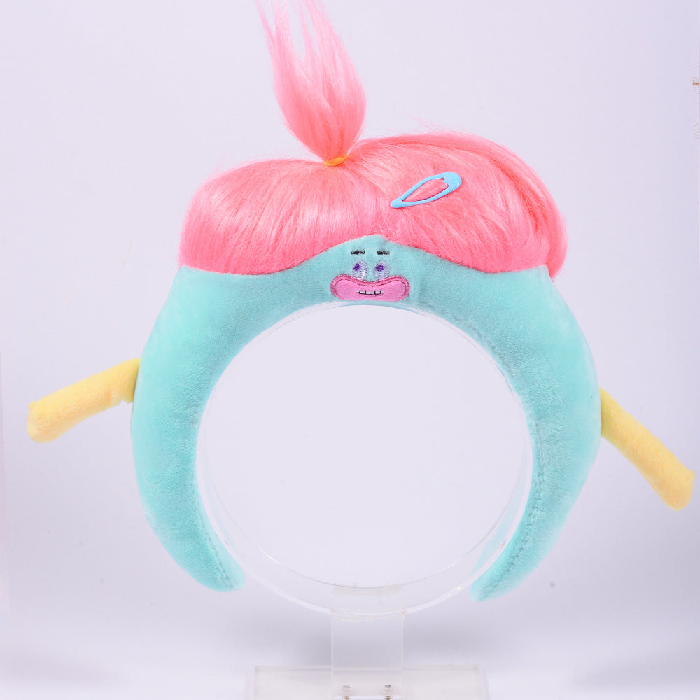 Vigorous Monster Plush Headband - Coral Fleece