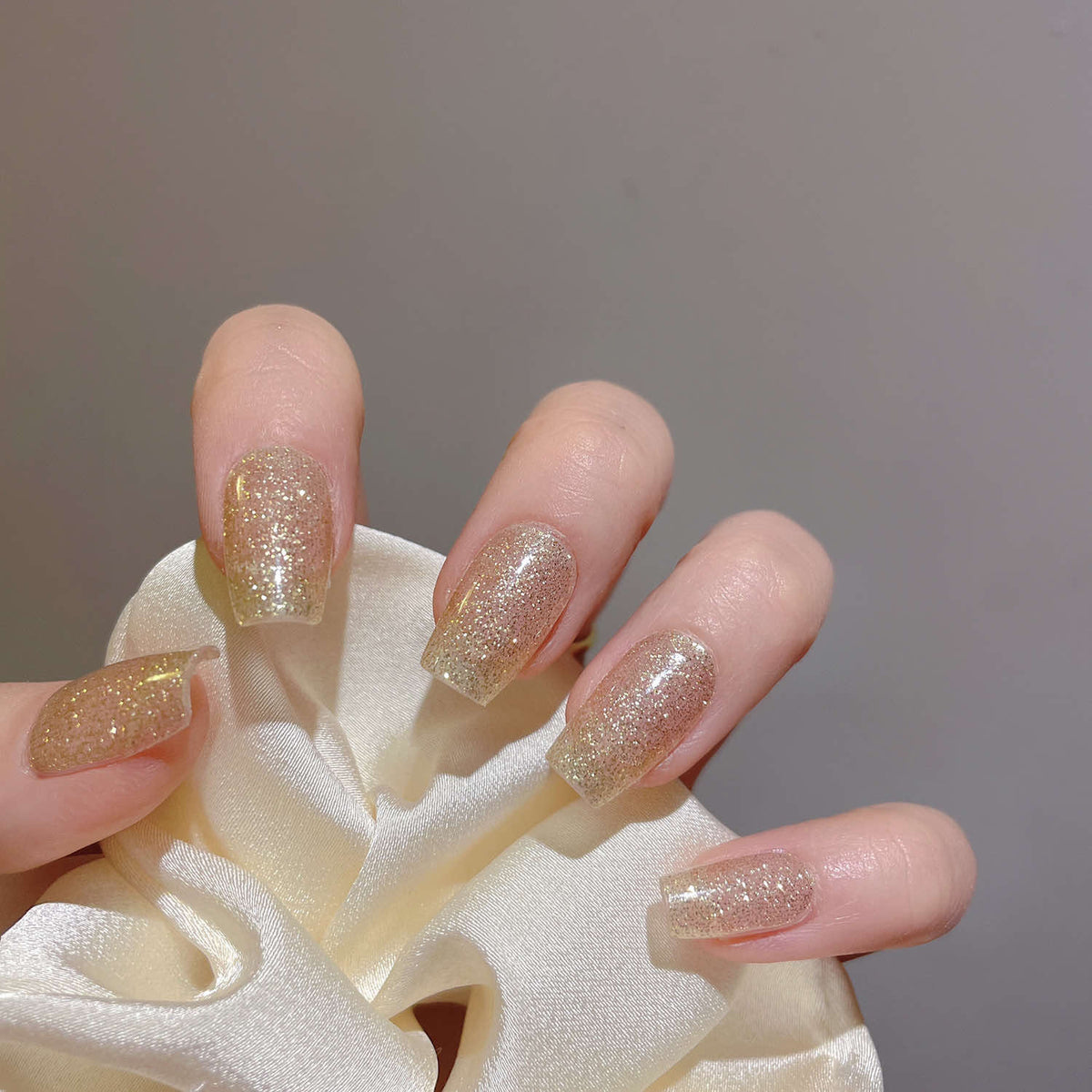 Semi-Cured Gel Nail Sticker Kit with 22 Pieces & Tools