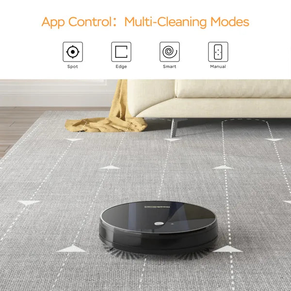 Robot Vacuum Cleaner G6 Ultra-Thin 1800Pa Strong Suction App Control Self-Charging